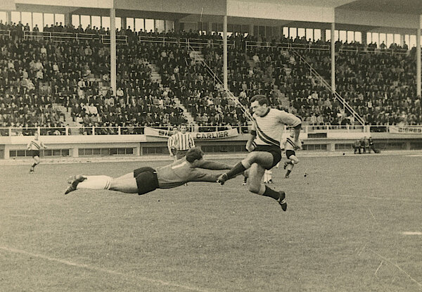 Maurice Martin, un gardien de but spectaculaire !