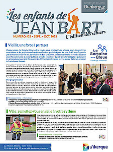 Le numéro 28 des "enfants de Jean Bart", le magazine des Seniors dunkerquois, est disponible en cliquant sur l'image !