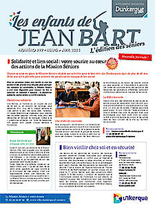 Le numéro 19 des "enfants de Jean Bart", le magazine des Seniors dunkerquois, est disponible en cliquant sur l'image !