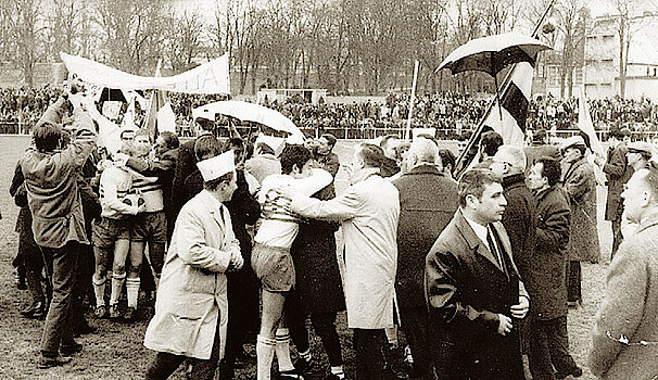 1968, l'USD sort Nice de la coupe de France...