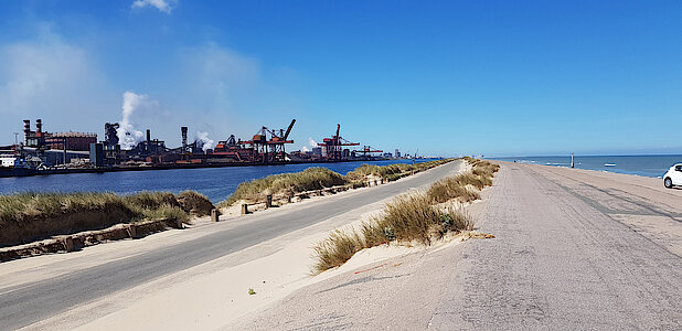 Dunkerque, la digue du Break