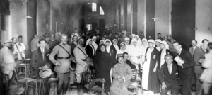 Fête donnée au sanatorium de Zuydcoote en 1917