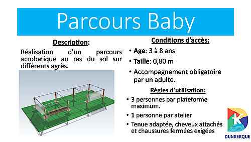 Fort Aventure : parcours baby