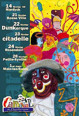 L'affiche du Carnaval de Dunkerque, édition 2009...