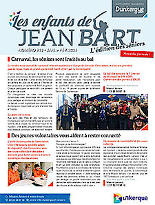 Le numéro 18 des "enfants de Jean Bart", le magazine des Seniors dunkerquois, est disponible en cliquant sur l'image !