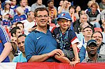 1er match avec son fils Jules en 2012
