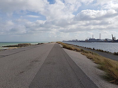 Dunkerque, la digue du Break