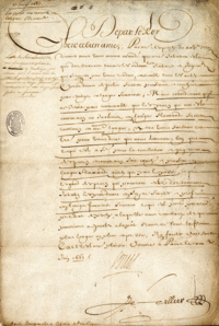 Lettre de Louis XIV au magistrat
