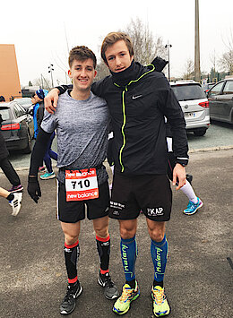 Maxence et Léo, sportifs, solidaires, Dunkerquois !
