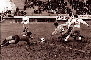 1969, la défense à l'ouvrage face à Toulon...