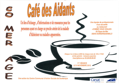 Le CCAS crée le "Café des Aidants" à Dunkerque...