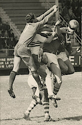 Maurice Martin, le goal volant des "Bleu et Blanc" !