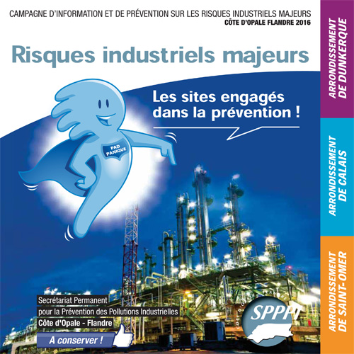 Dépliant du SPPPI sur les risques industriels majeurs : les sites engagés dans la prévention !
